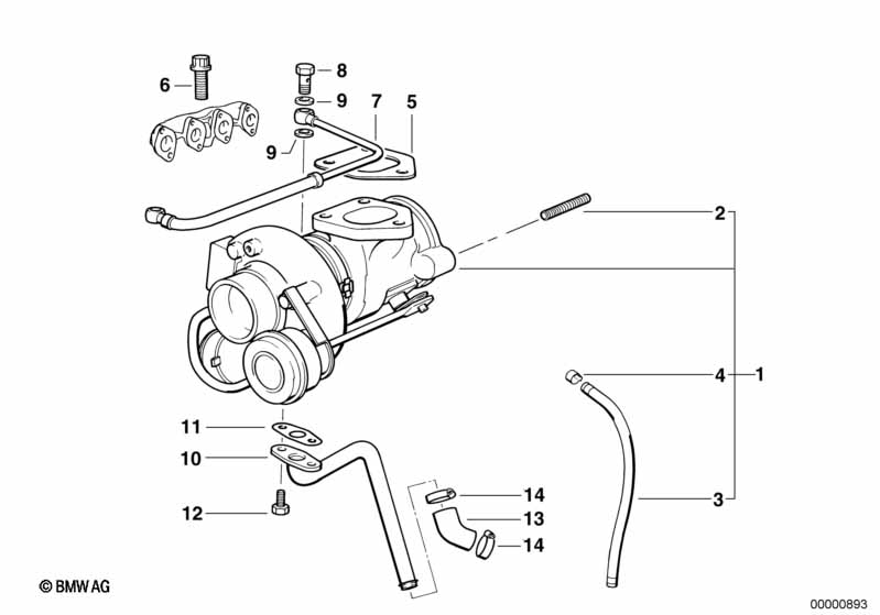 Genuine BMW 11652245836 E36 E34 Hose Clamp (Inc. 318tds, 525tds & 525td) | ML Performance UK Car Parts