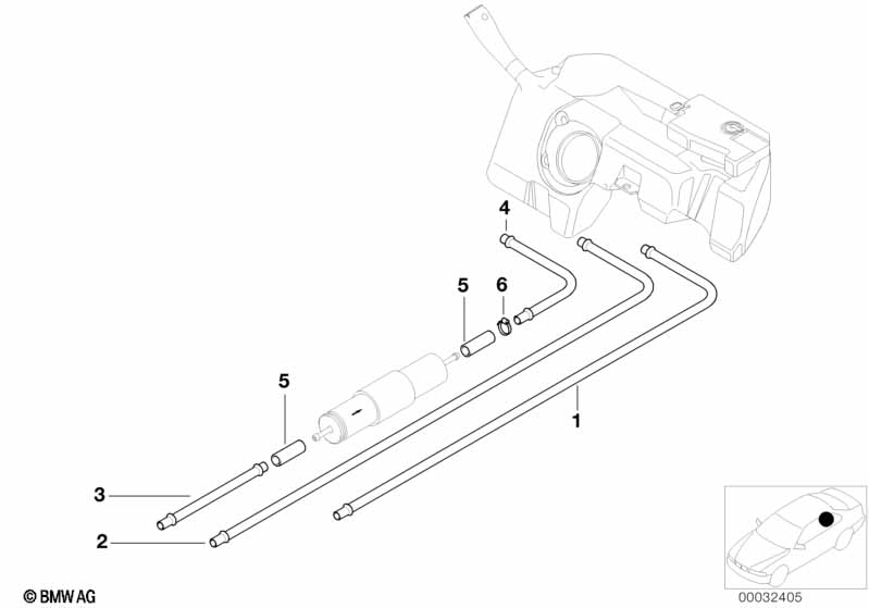 Genuine BMW 16121182790 Fuel Return Line | ML Performance EU Car Parts