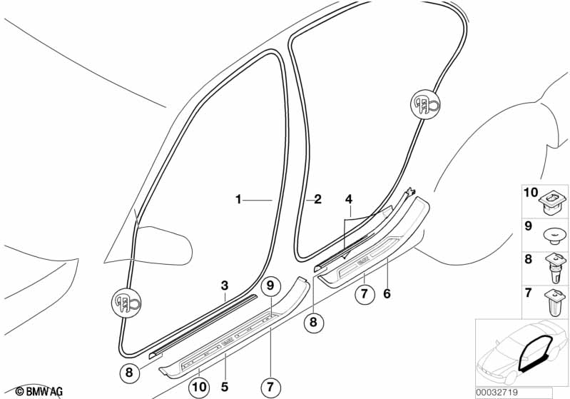Edge protector / Trim for entry