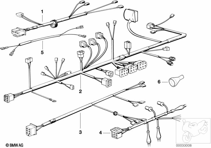 Genuine BMW 61121244414 Wiring Harness Trim (Inc. R 65 RT) | Duco Car Parts UK Car Parts