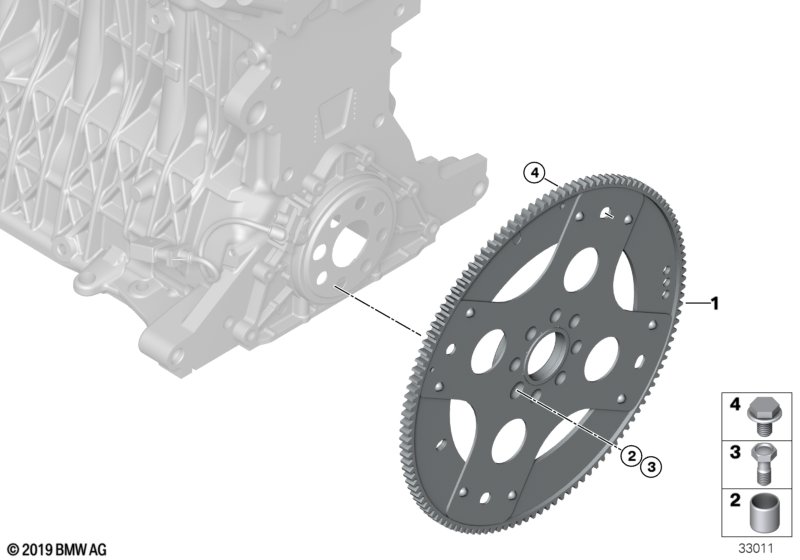 Genuine BMW 11227788746 E66 E64 E71 Flywheel Automatic (Inc. X5 3.0d, X5 3.5d & 635d) | ML Performance UK Car Parts