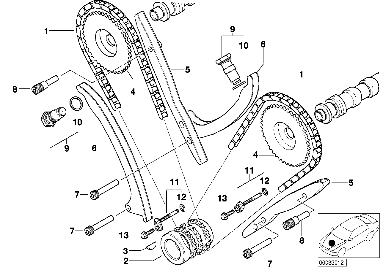 Genuine BMW 11312248508 E38 E65 Guide Rail (Inc. 740d) | ML Performance UK Car Parts