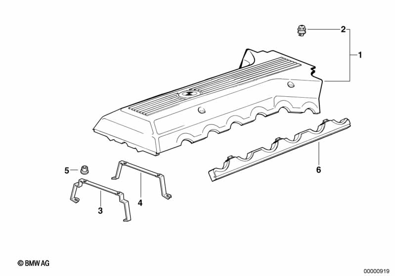Genuine BMW 11611741737 E38 E31 Bracket Rear (Inc. 850Ci, L7 & 750iLS) | ML Performance EU Car Parts