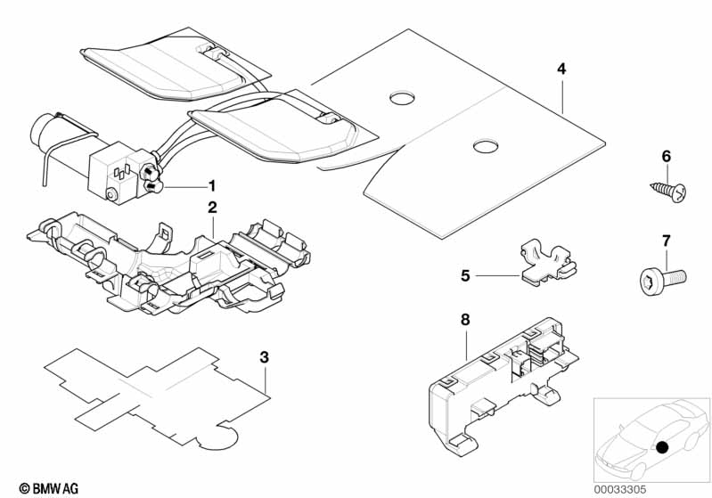 Seat, front, Active seat single parts