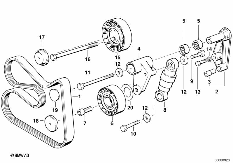 Belt Drive Water Pump/Alternator