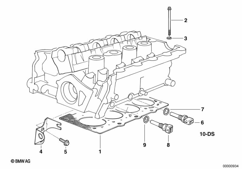 Genuine BMW 11121721547 E30 E36 Cylinder Head Gasket 1,74mm (Inc. 318is