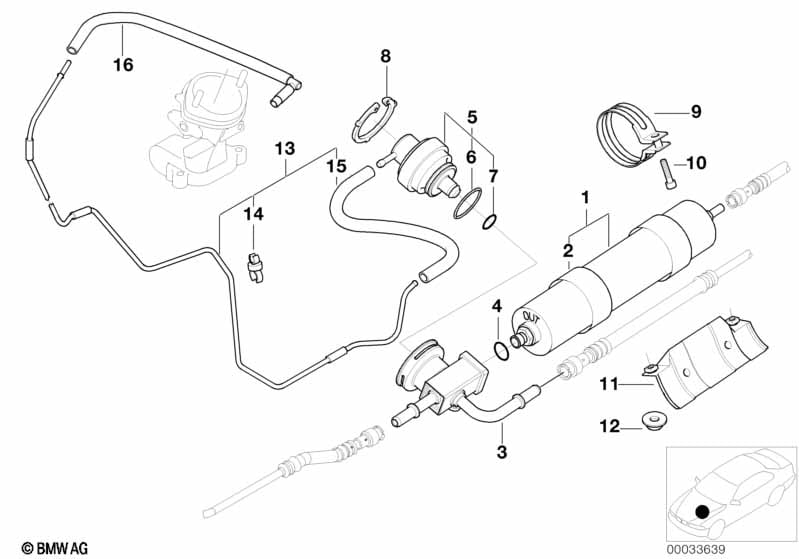 Fuel filter, pressure regulator