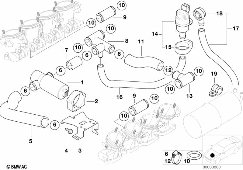 Genuine BMW 13411407791 E39 E52 Bracket (Inc. M5 & Z8) | ML Performance EU Car Parts