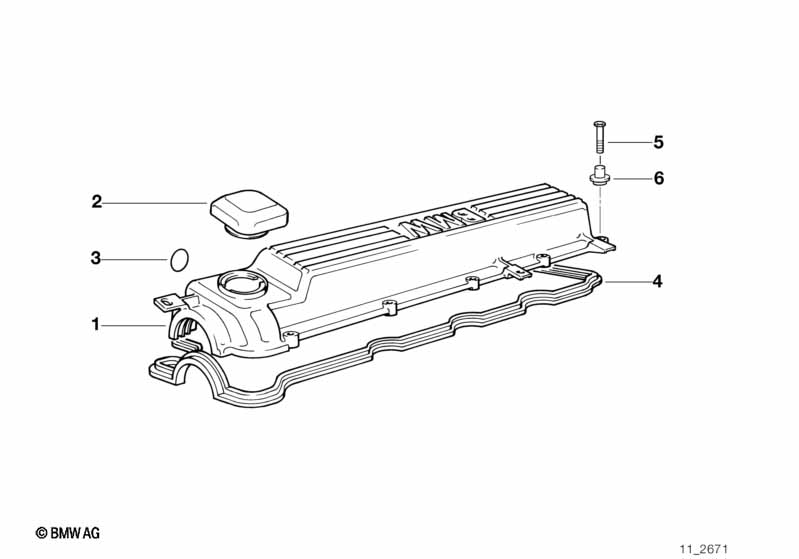 Cylinder head cover