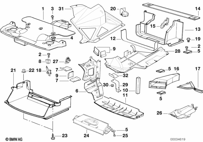 bmw e36 under engine cover