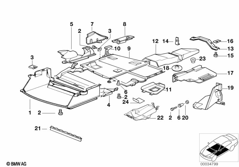 Genuine BMW 51488196170 E36 Heat Insulation Right (Inc. 325i, 320i & 318tds) | Duco Car Parts UK Car Parts