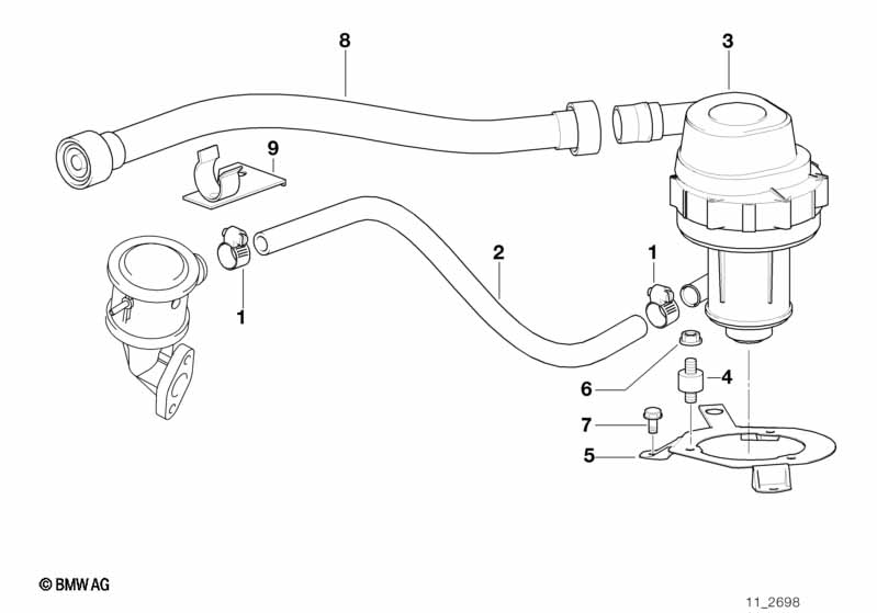 Emission control-air pump