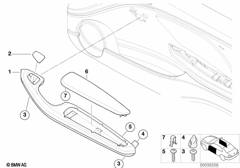 Armrest, front