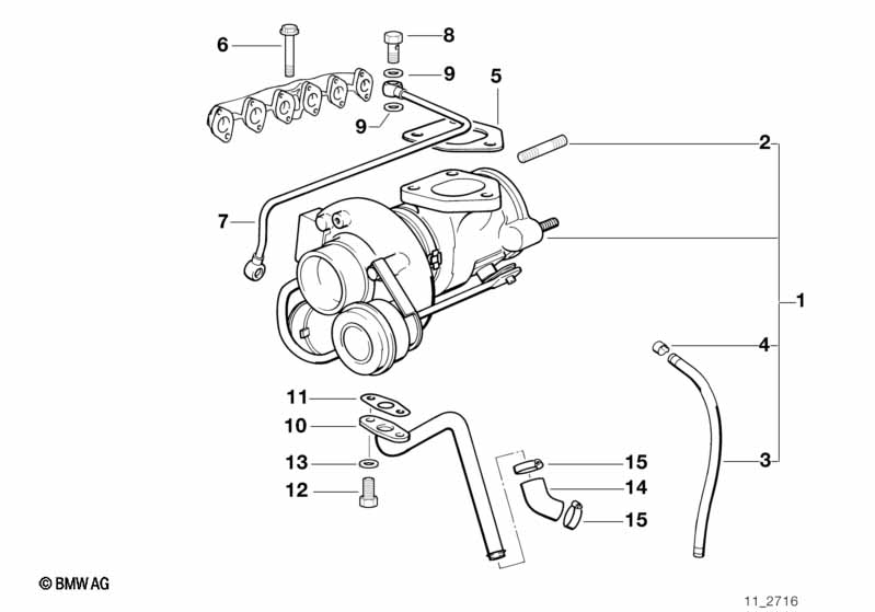 Exhaust turbocharger with lubrication