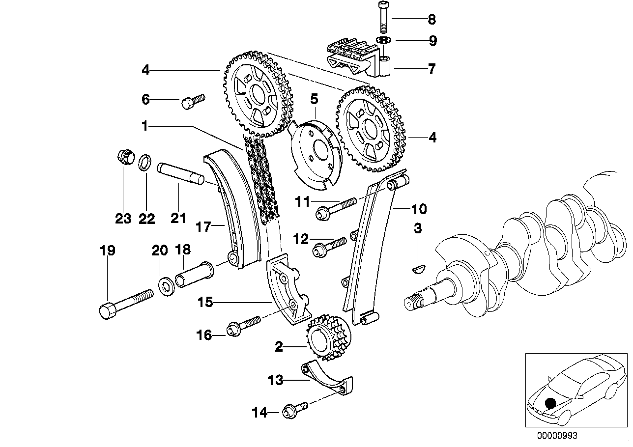 Genuine BMW 11311739130 E36 Deflection Rail (Inc. 318i, 318is & 318ti) | ML Performance UK Car Parts