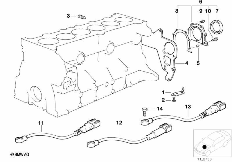 Genuine BMW 11427741148 Oil Spraying Nozzle S50B32 (Inc. E36 M3 Gr.A) | ML Performance UK Car Parts