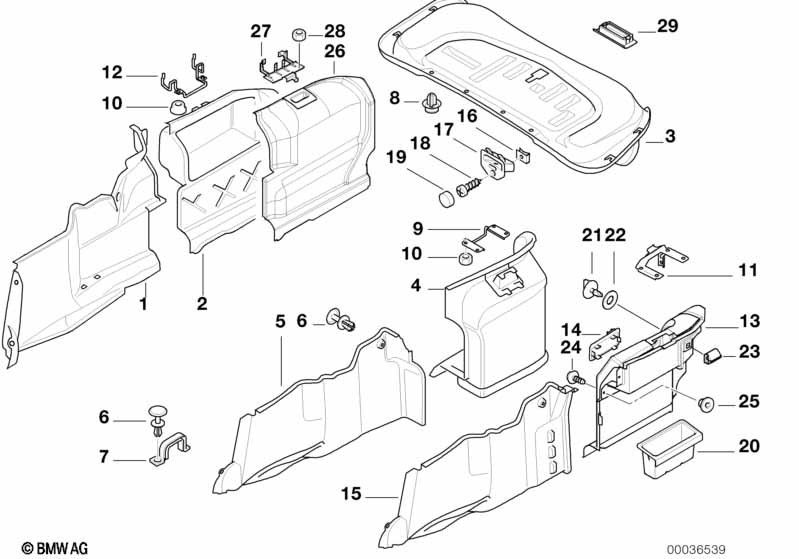 Genuine BMW 51478202264 E38 Lock (Inc. 740i, 728i & 735i) | ML Performance EU Car Parts