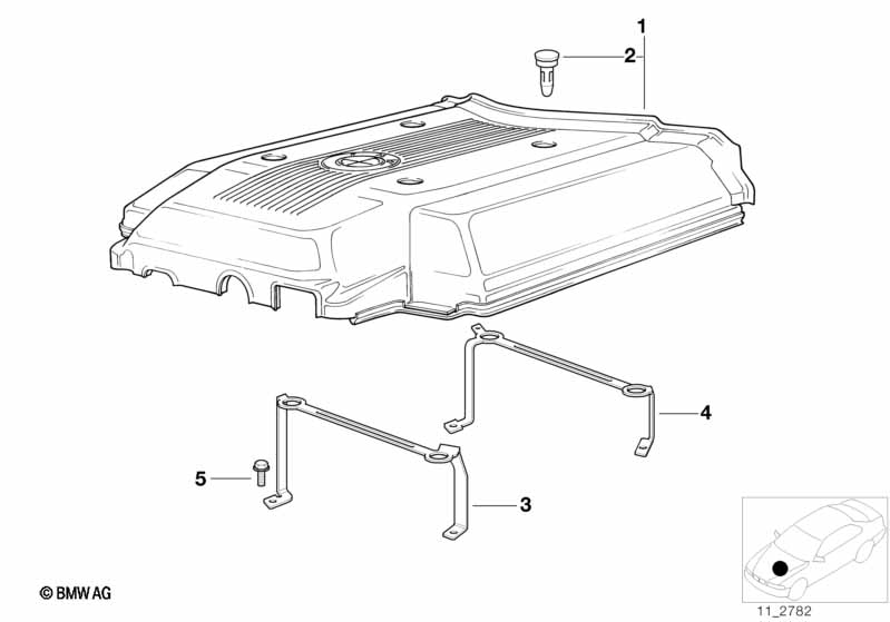 Genuine BMW 11611435015 E39 Bracket Front (Inc. 540iP) | ML Performance UK Car Parts