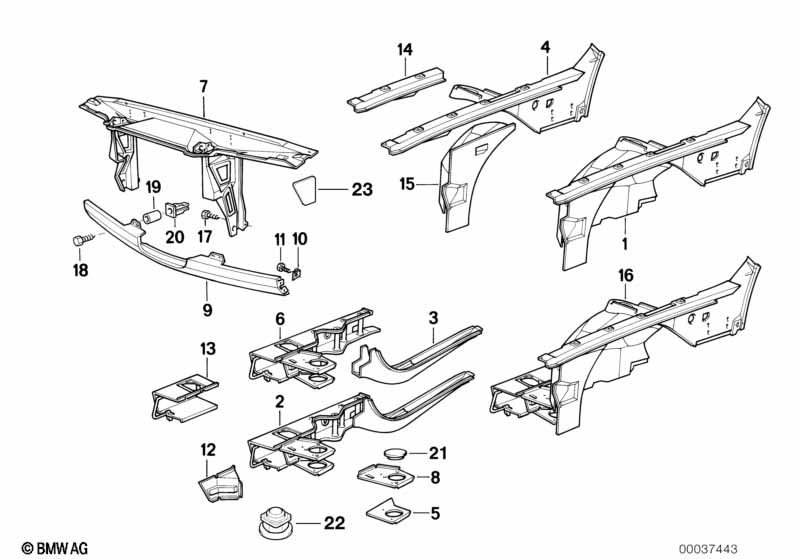 Wheelhouse/engine support