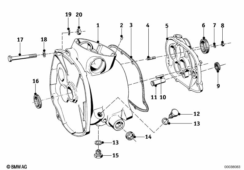 Genuine BMW 23111338646 Gasket Asbestos Free (Inc. R69 S, R60/2 & R50) | ML Performance UK Car Parts