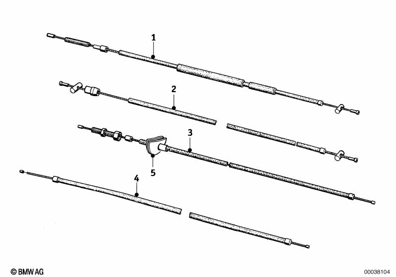 Genuine BMW 13212072348 Accelerator Cable HOCHLENKER (Inc. R50/2, R50 S & R69 S) | ML Performance EU Car Parts