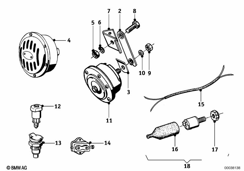 Genuine BMW 61138060106 Plug Housing (Inc. R50, R60/2 & R 80 GS) | ML Performance EU Car Parts