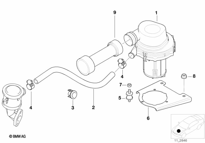 Genuine BMW 11721432886 E36 Grommet (Inc. Z3 2.8 & Z3 M) | ML Performance UK Car Parts
