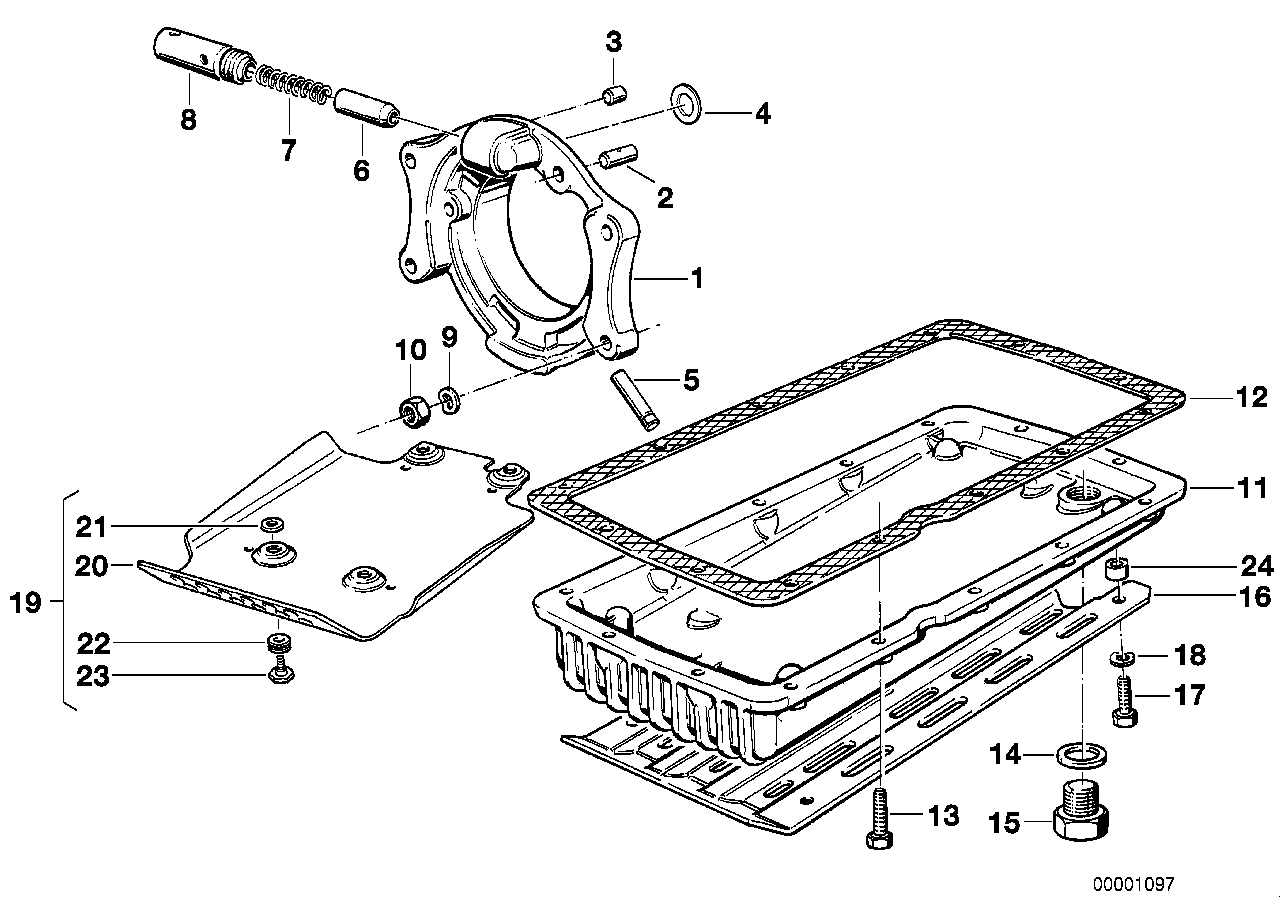 Genuine BMW 11131338620 Oil Pan (Inc. R 100 GS, R 100 R & R 80 GS) | ML Performance UK Car Parts