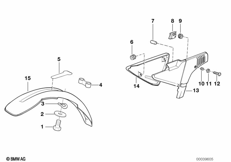 Genuine BMW 46612331616 Spacer Holder (Inc. R 80 GS) | ML Performance UK Car Parts