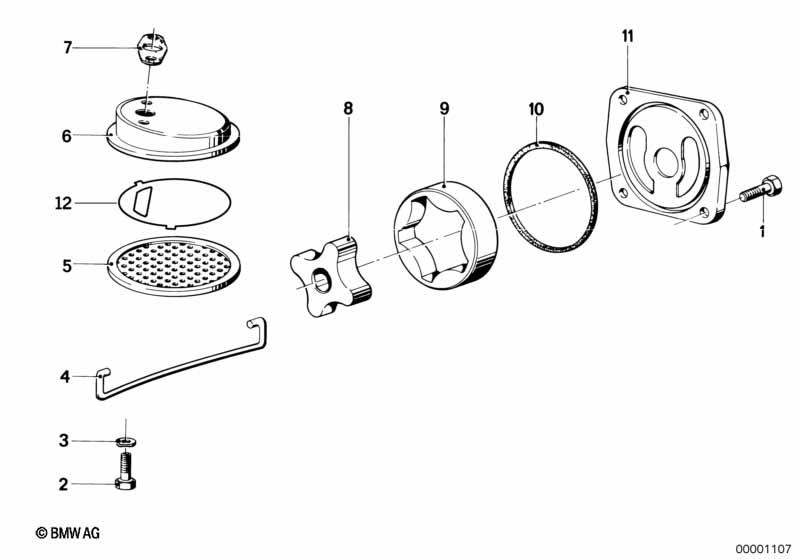 Genuine BMW 11411338634 Covering Plate (Inc. R 100 R, R 80 GS & R 100 GS) | ML Performance UK Car Parts