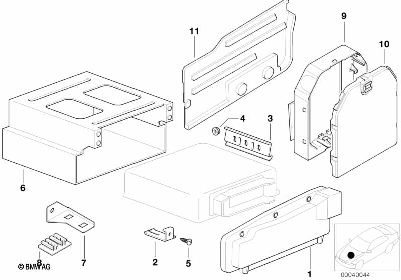 DMC Cover and Mounting Parts