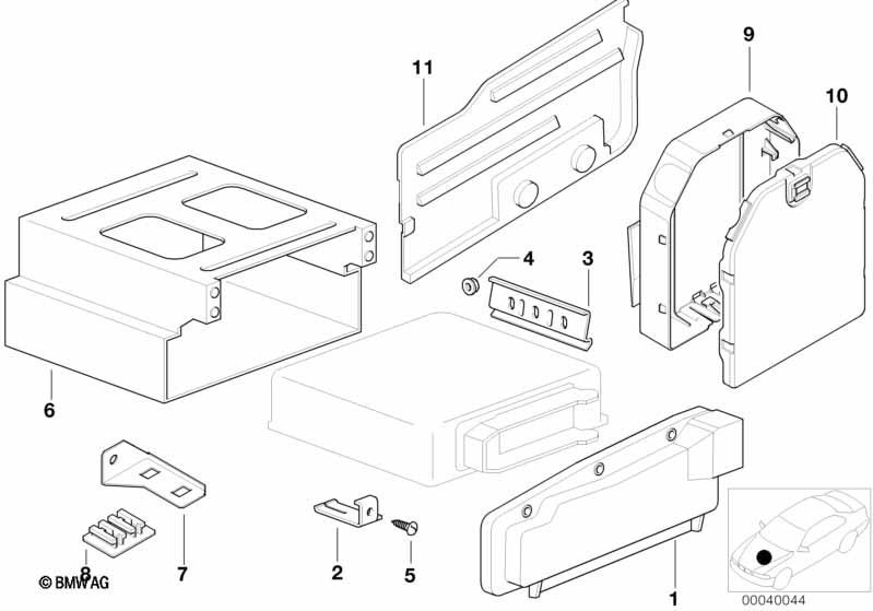DMC Cover and Mounting Parts