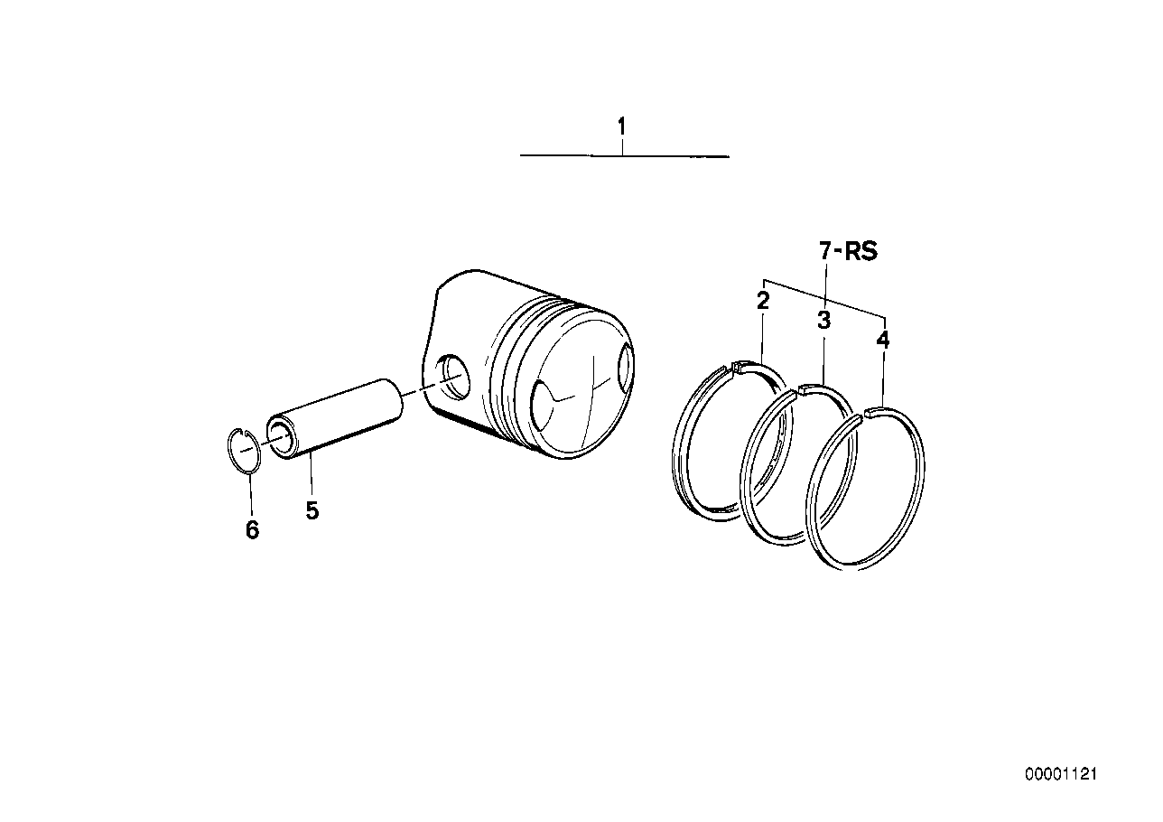Genuine BMW 11251259853 Repair Kit Piston Rings D=90 (Inc. R90/6 & R90S) | ML Performance UK Car Parts