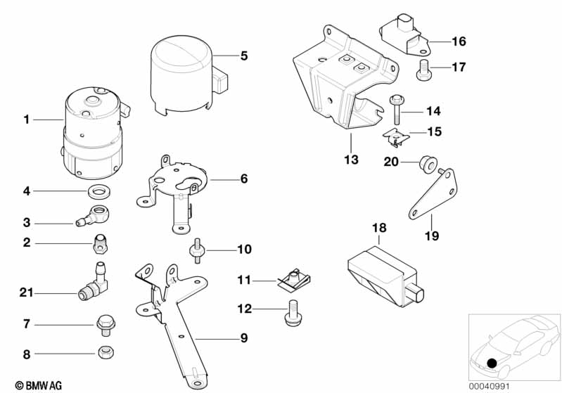 DSC compressor/senors/mounting parts