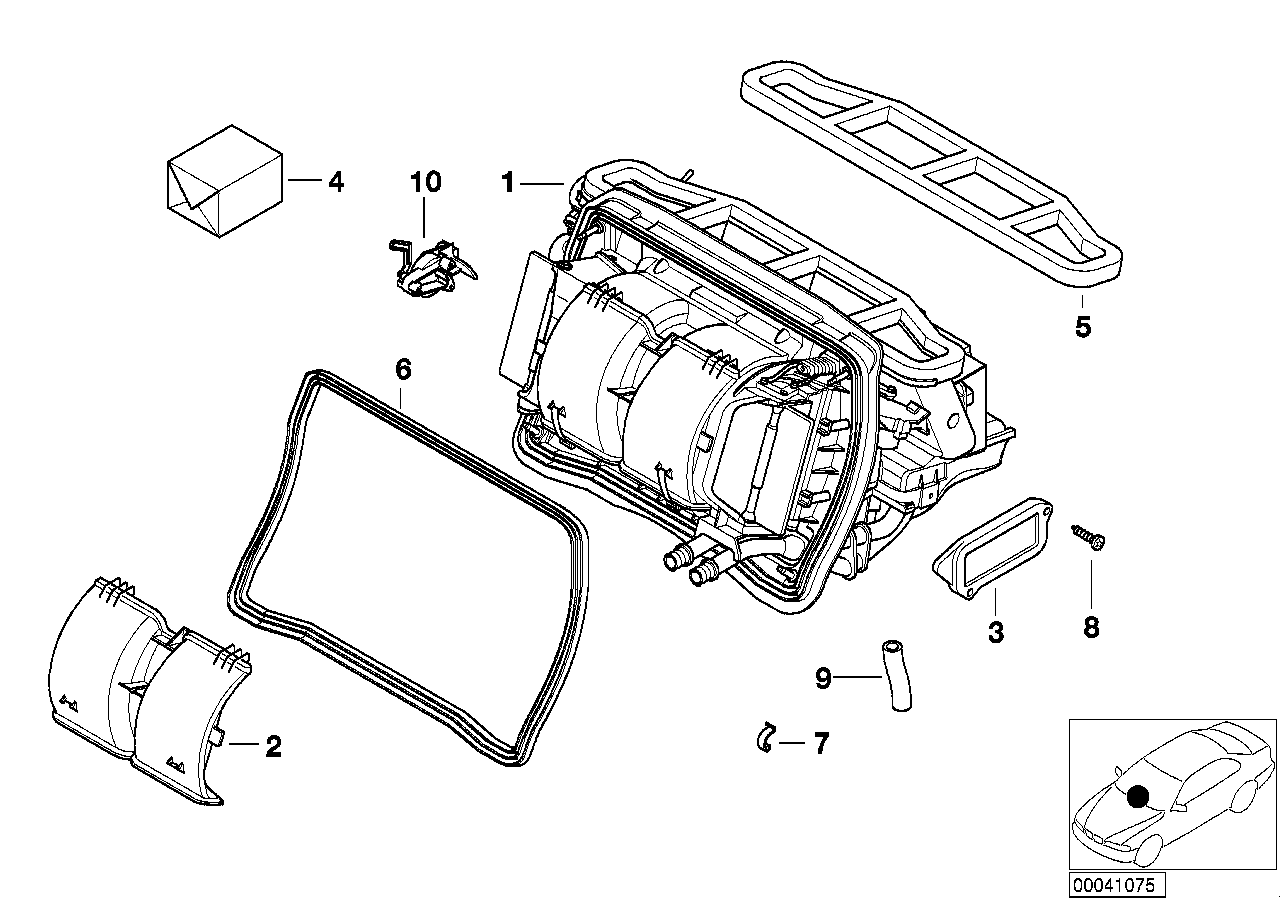 Genuine BMW 64118391265 F11 F16 F03 Screw 40X14 (Inc. 330i) | ML Performance UK Car Parts