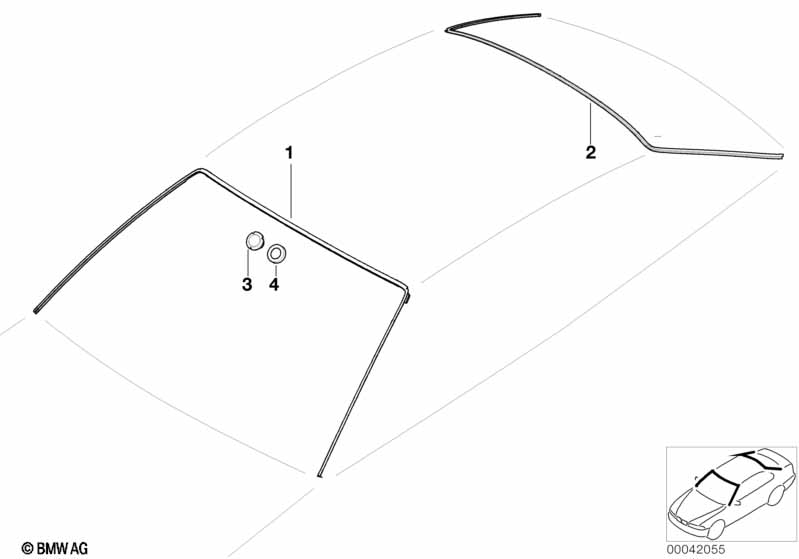 Window mounting parts