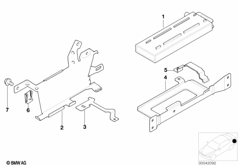 Single parts, SA 629, trunk