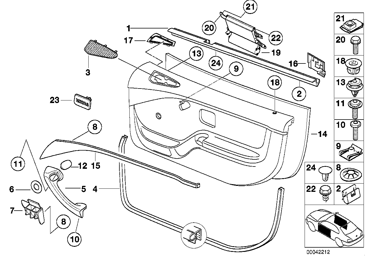 Genuine BMW 51418397539 E36 Cover F Left Loudspeaker (Inc. Z3) | ML Performance UK Car Parts