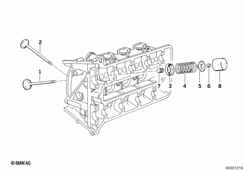 Timing gear - Intake valve/exhaust valve