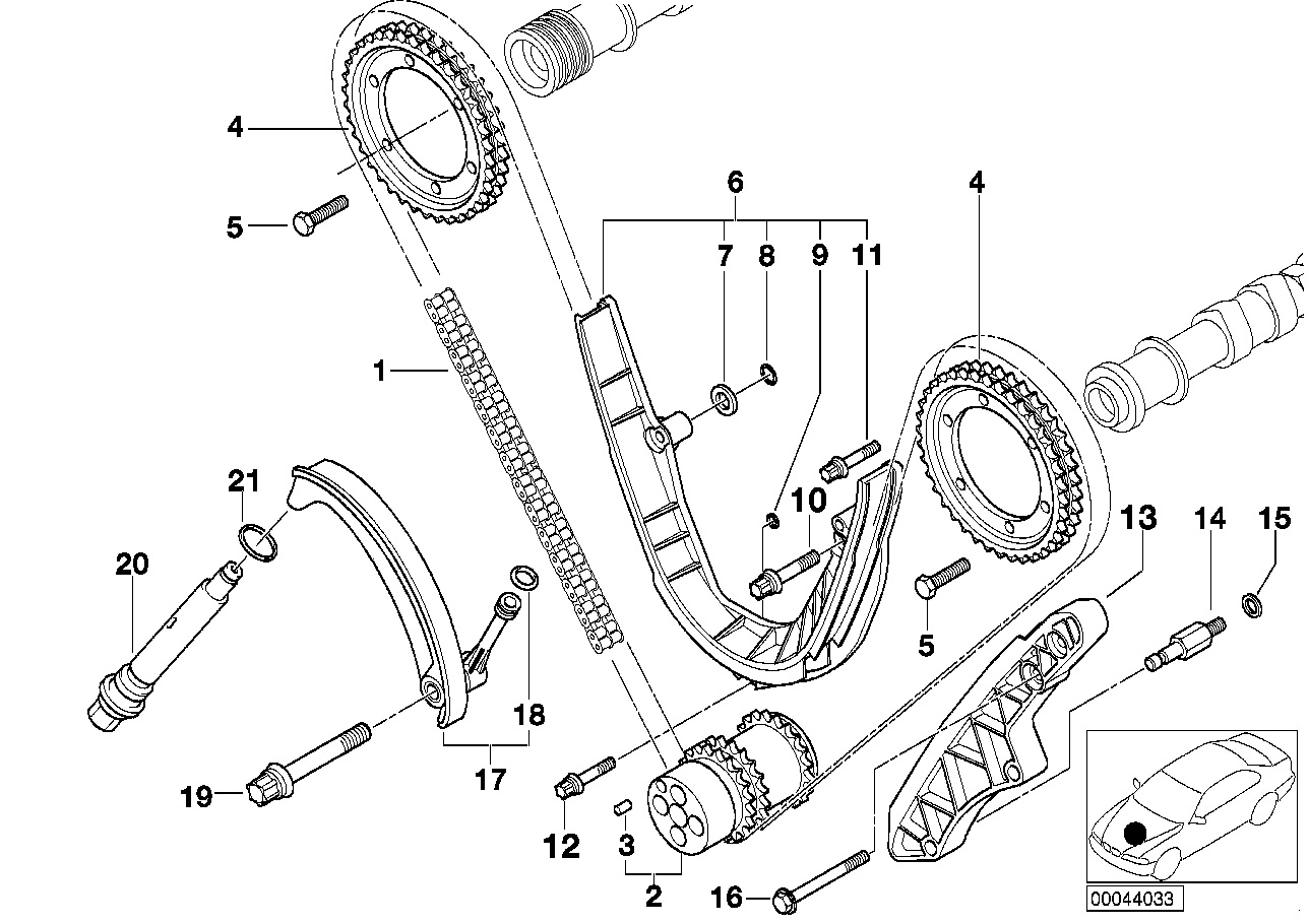 Genuine BMW 11311406280 E39 E52 Guide Rail (Inc. M5 & Z8) | ML Performance UK Car Parts