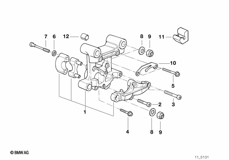 Camshaft supporting bracket