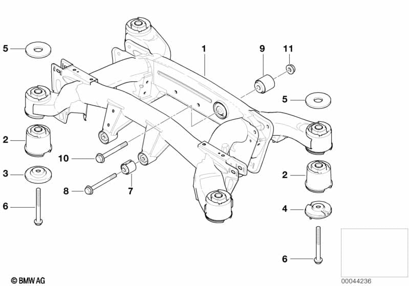 Rear axle carrier