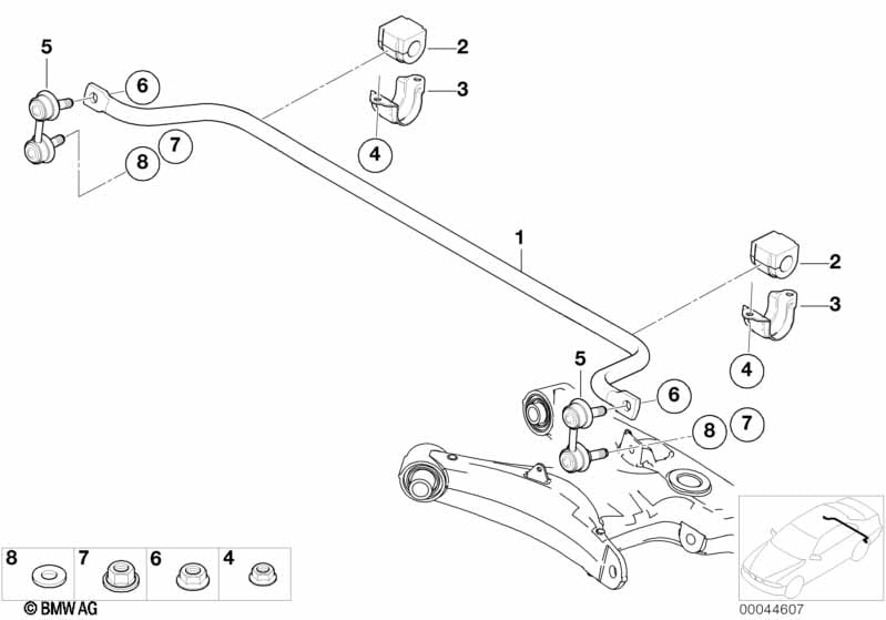 Stabilizer, rear