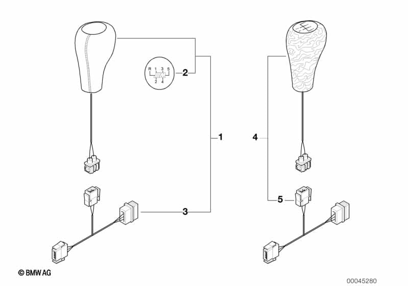 Retrofit kit, shift knob,leather illumi.