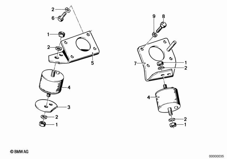 Genuine BMW 11811103773 E12 E24 Supporting Bracket Right (Inc. 2800Bav, 535i & 635CSi) | ML Performance UK Car Parts