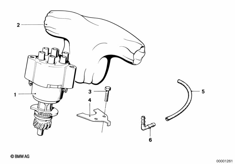 Genuine BMW 12121364199 E30 Roadster E12 Holder (Inc. 520, 528e & 323i) | ML Performance UK Car Parts