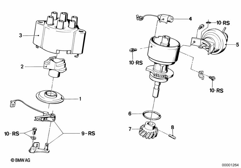 Genuine BMW 12111355632 E12 E23 E28 Kit Dust Cap (Inc. 535i) | ML Performance UK Car Parts