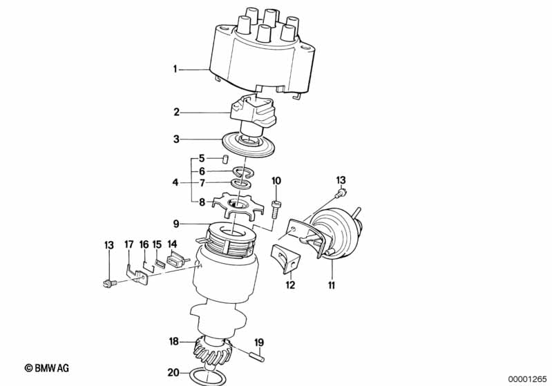Distributor-single parts
