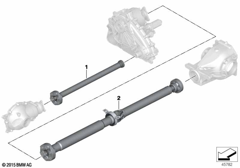 Drive shaft, 4-wheel