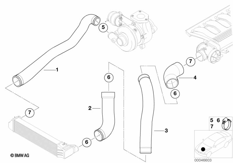 Intake manifold-supercharg.air duct